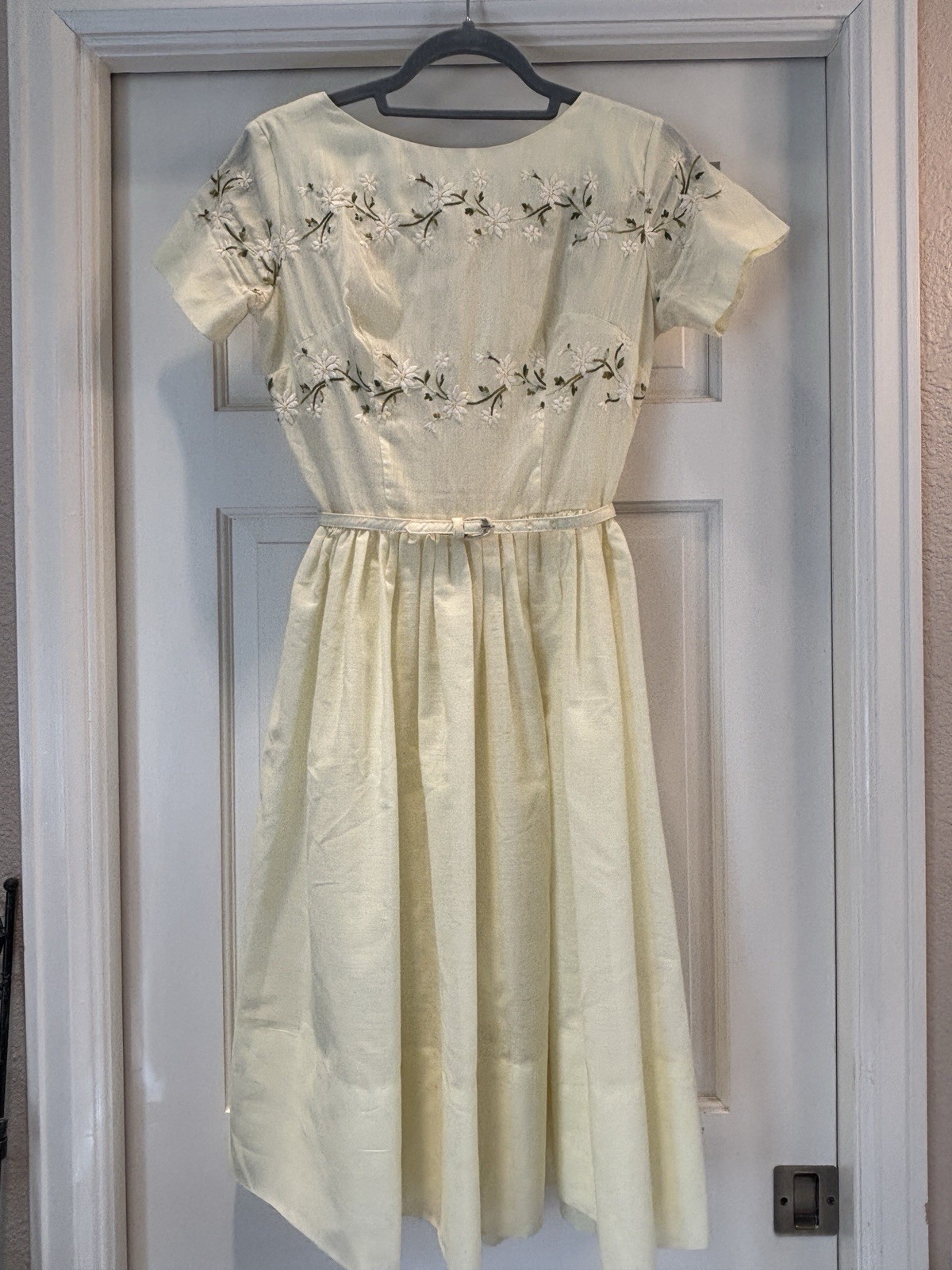 True Vintage 1950s Summer Dress by Jerry Greenwald Juniors W24 XS