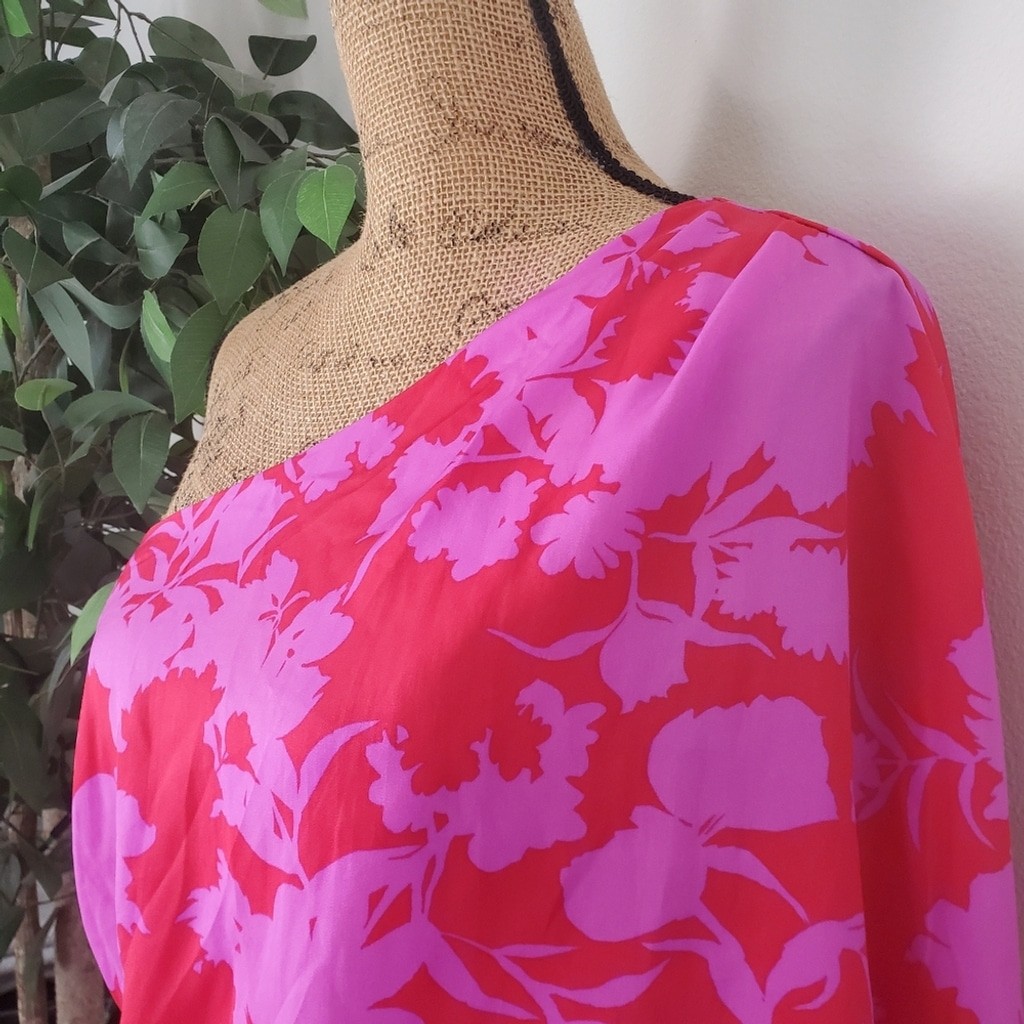 ⚡️NWT DO+BE Dream Lovers one shoulder floral dress, Womens Size M *