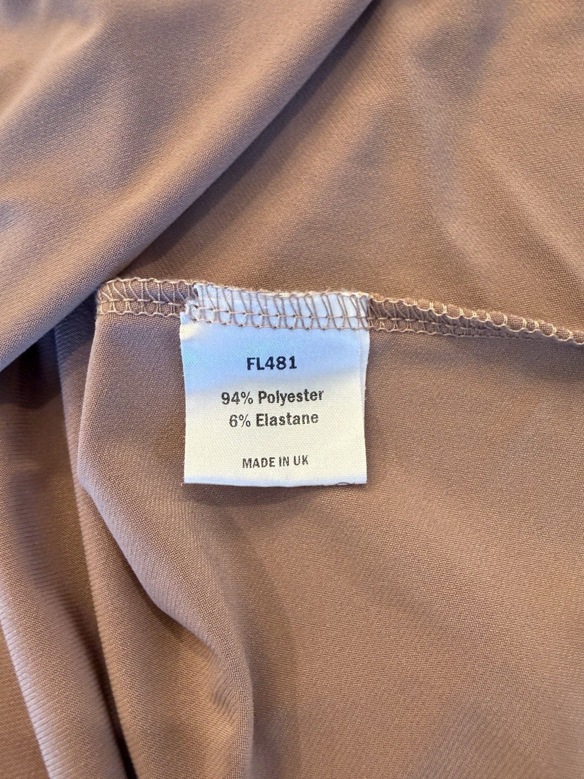 Blume London Blush Pink Solid Maternity US 4 A-Line Scoop Neck Dress FL481 Knit