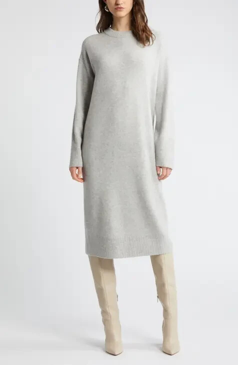 NEW Nordstrom Women’s Crewneck Midi Dresses SZ M #S7320