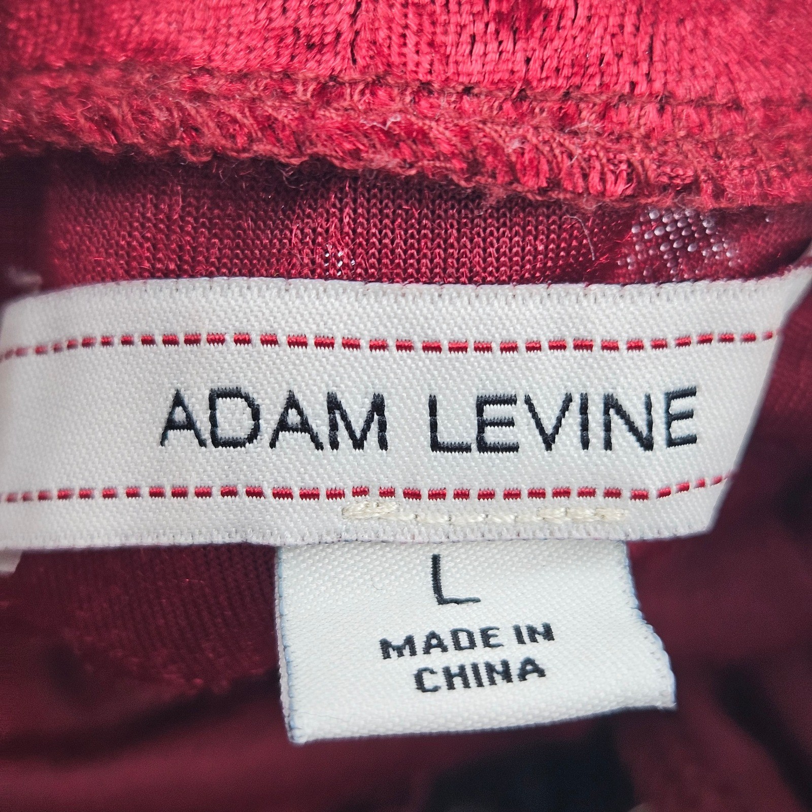 Adam Levine Red Crushed Velour Lace Up Mini Dress Short Sleeve Whimsigoth Y2K