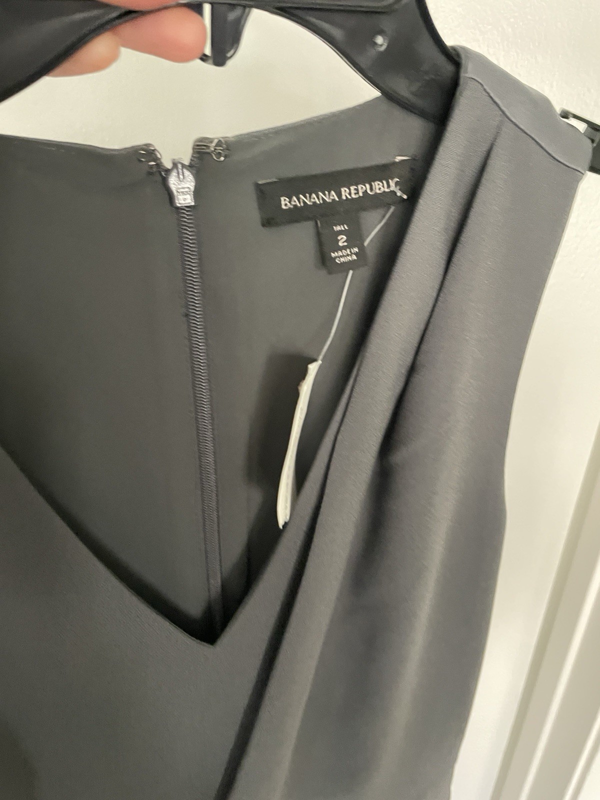 Banana Republic Gray Sleeveless Sheath Dress Size 2 Tall NWT