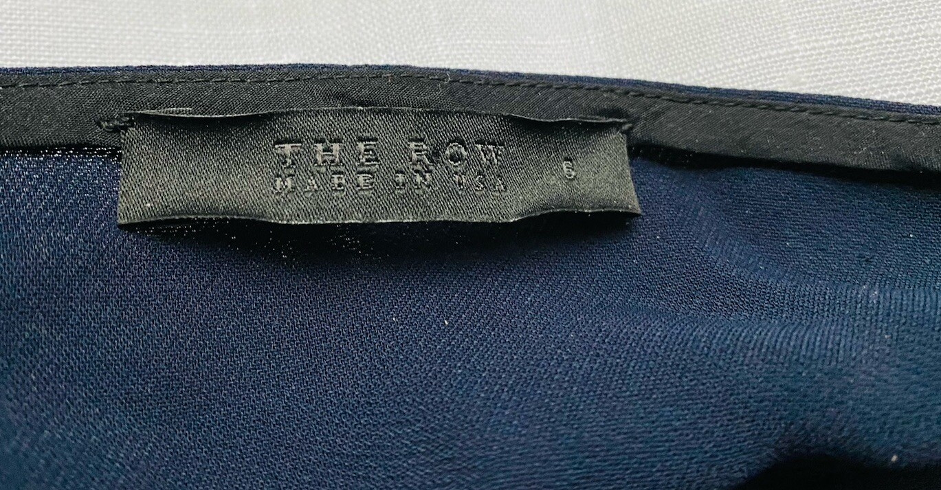 The Row Made In United States Viscose Stretch Shift Dress Sz. 6