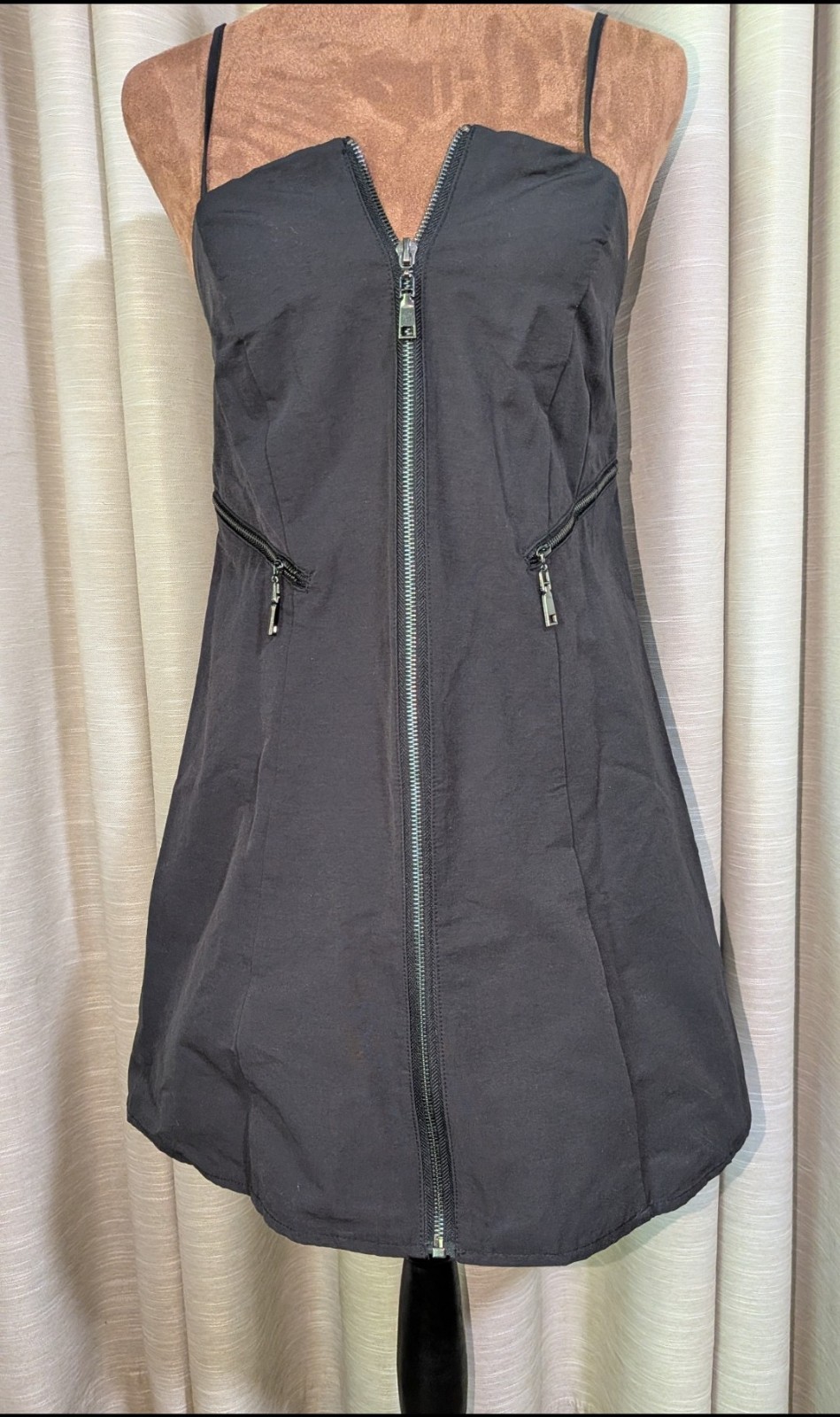Labelerail x Julia Cumming Black Mini Dress, UK 8 US 4