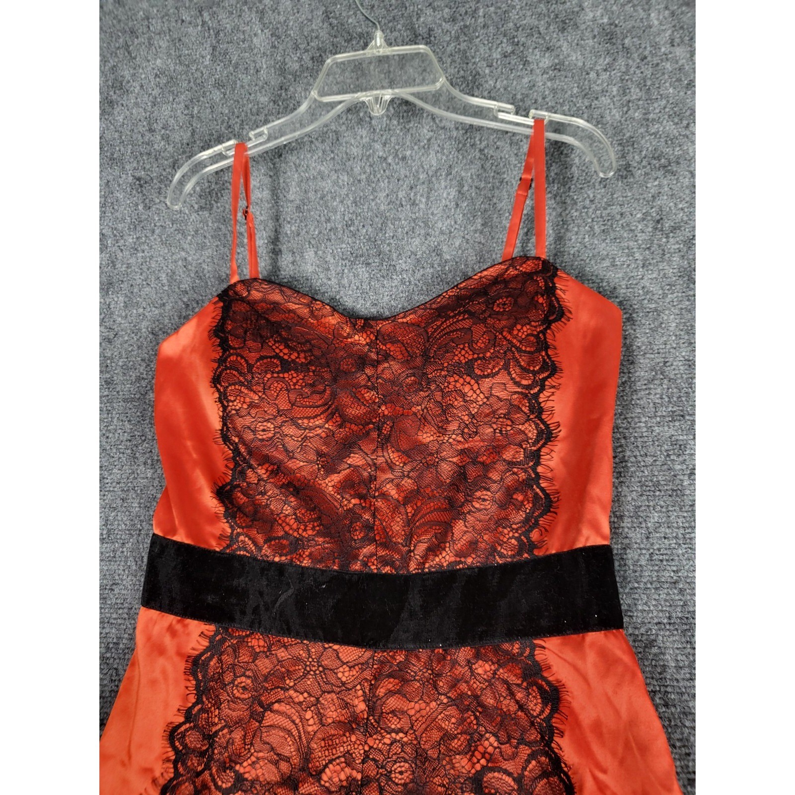 Silvergate Red Black Sequin Mini Dress Womens Sz M Vixen Party Cocktail Sexy
