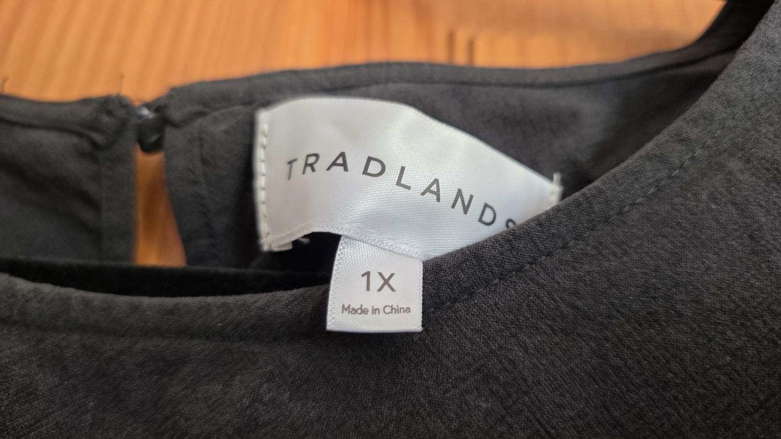 Cute Classic Tradlands Nico Dress, Basic Black, Size 1X, Pockets