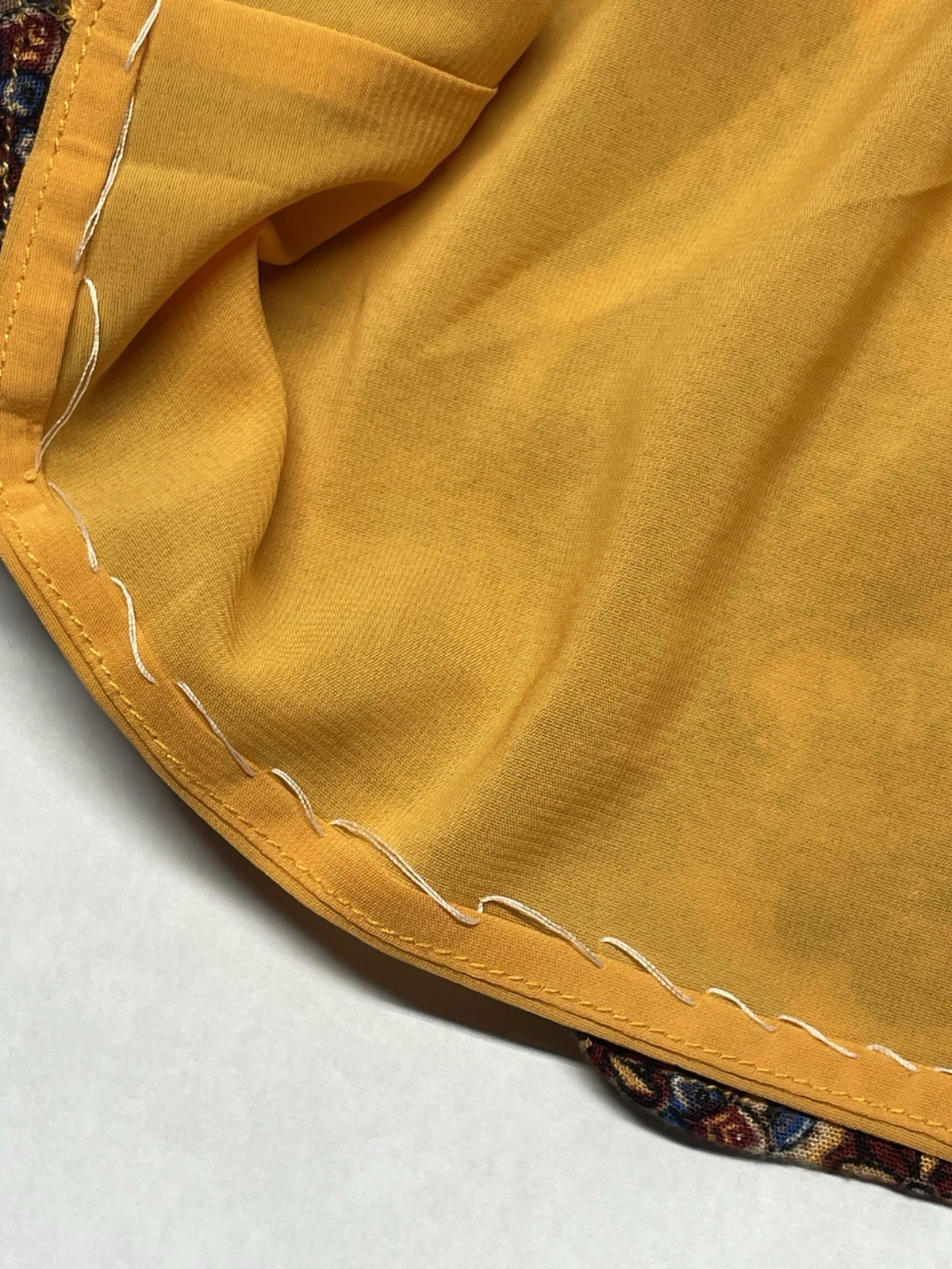 Golden Yellow Metallic Embroidered Mandala Dress Sz S Boho Funky Artsy Festival