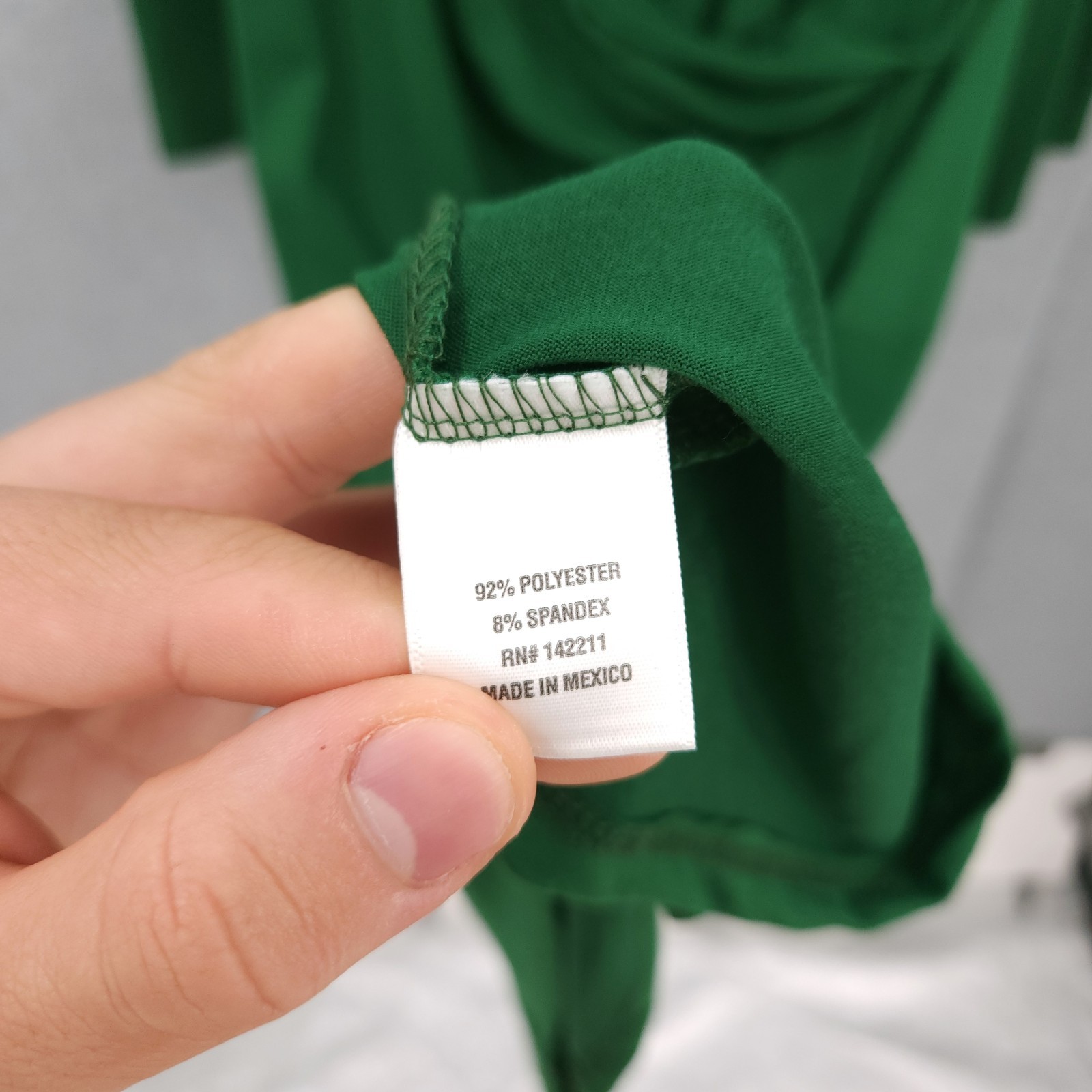 24Seven Green Surplice Neck Pullover 3/4 Sleeve Comfort Dress Womens Size 3X NWT