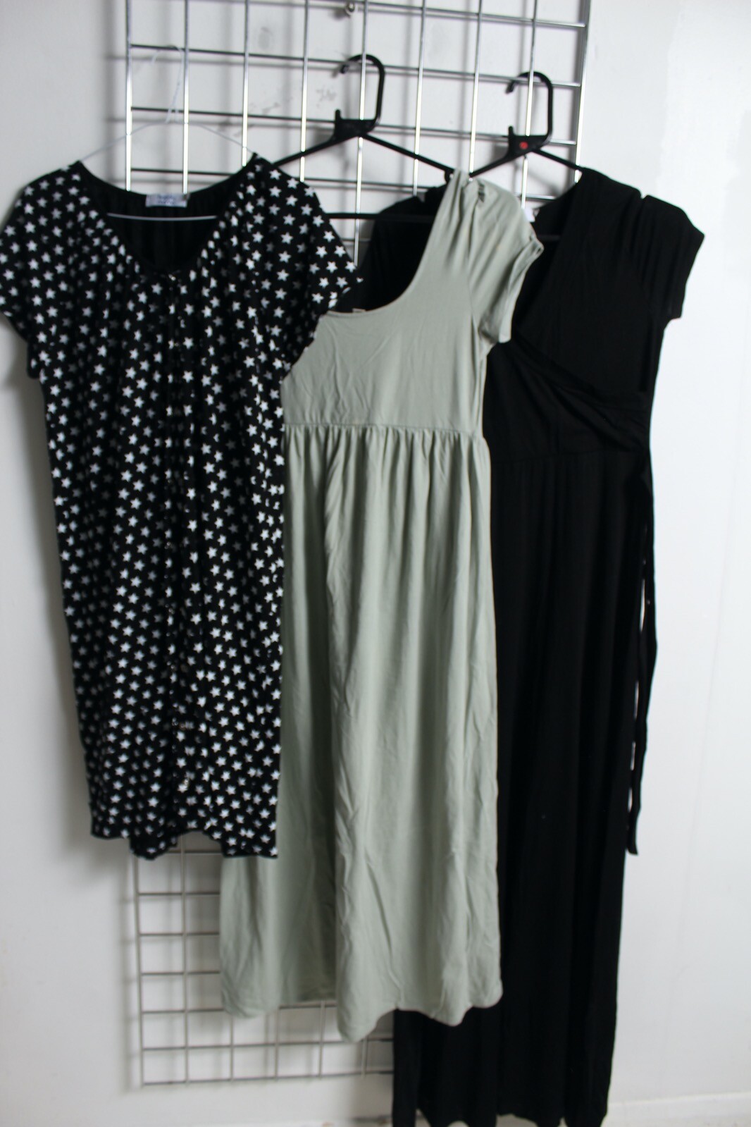 3 x Happy Mama H&M Womens Mixed Maternity Dress Bundle – Small + Medium (k38)