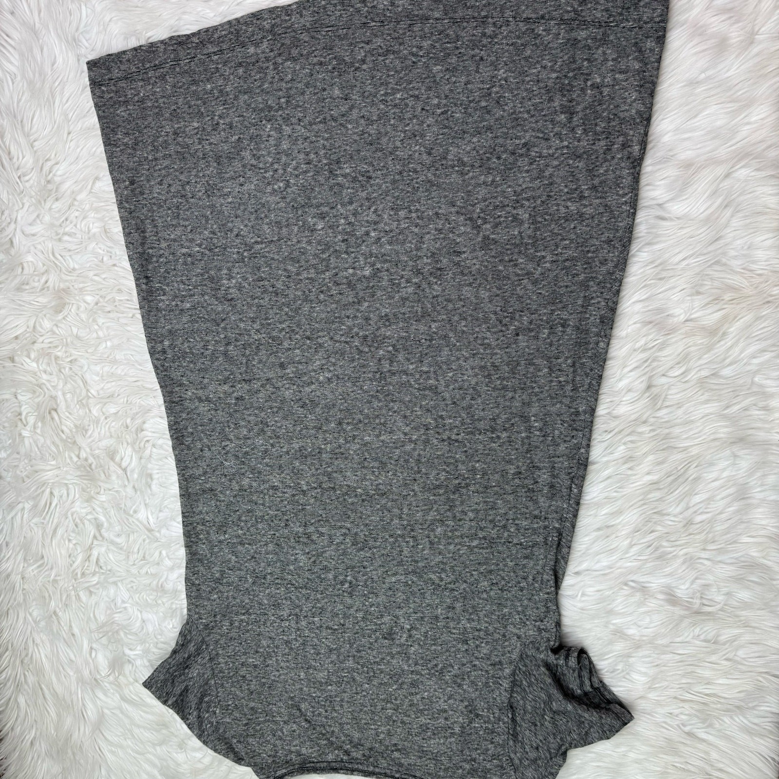 Eileen Fisher Hemp Organic Cotton Mini-Stripe Dress In Black/Ecru Size XS
