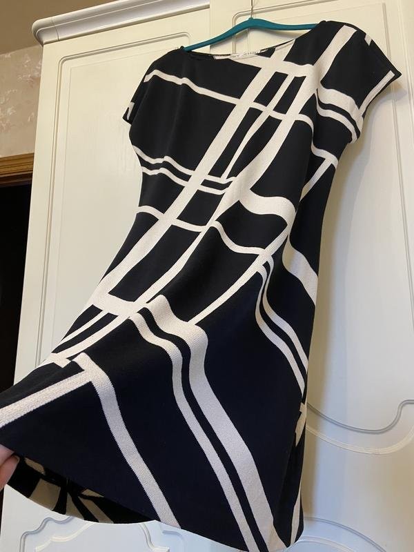 Women St. John Dress Black Wool 38 / M