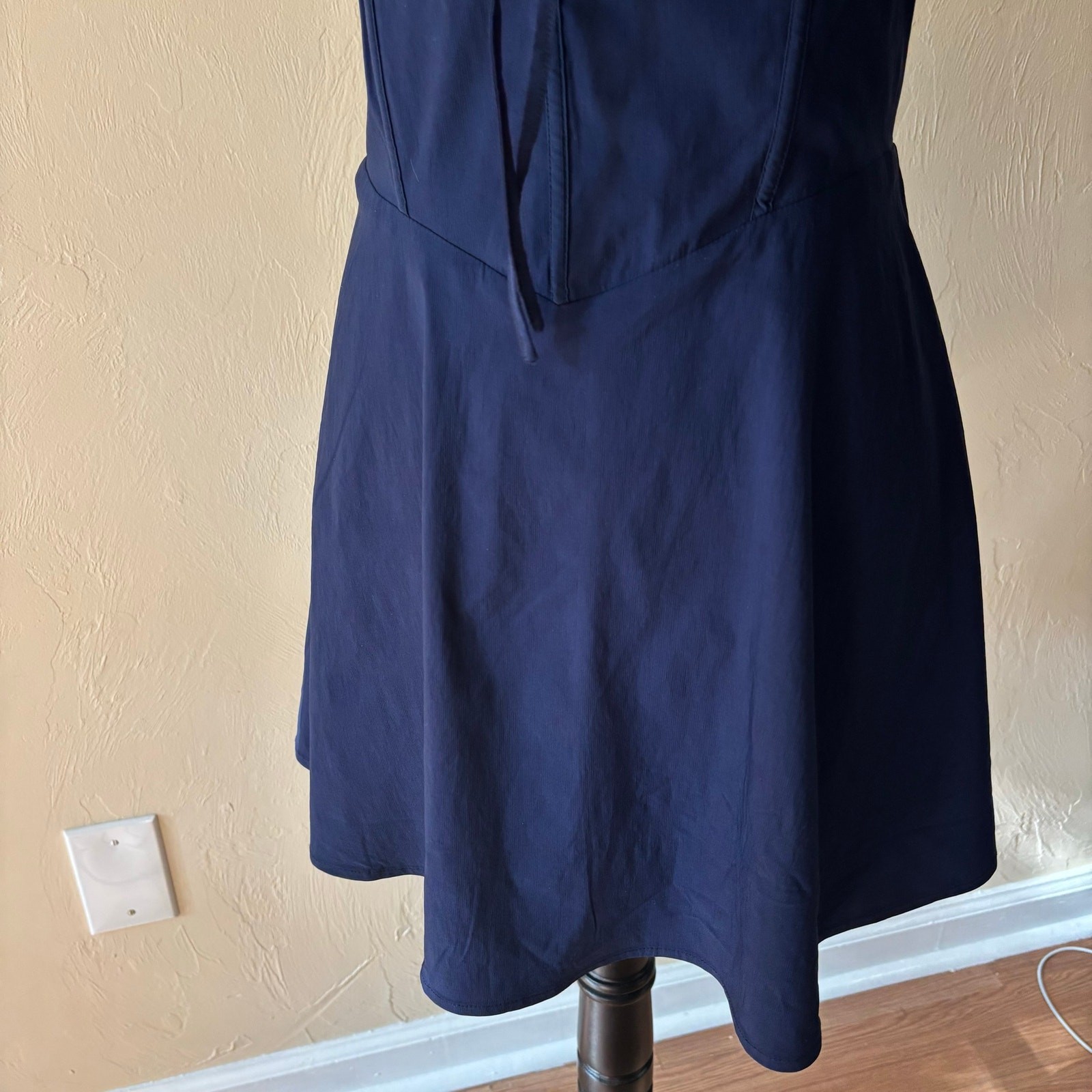 NWT GLNEGE Women’s Summer Corset Mini Dress Milkmaid Size XL Cottagecore