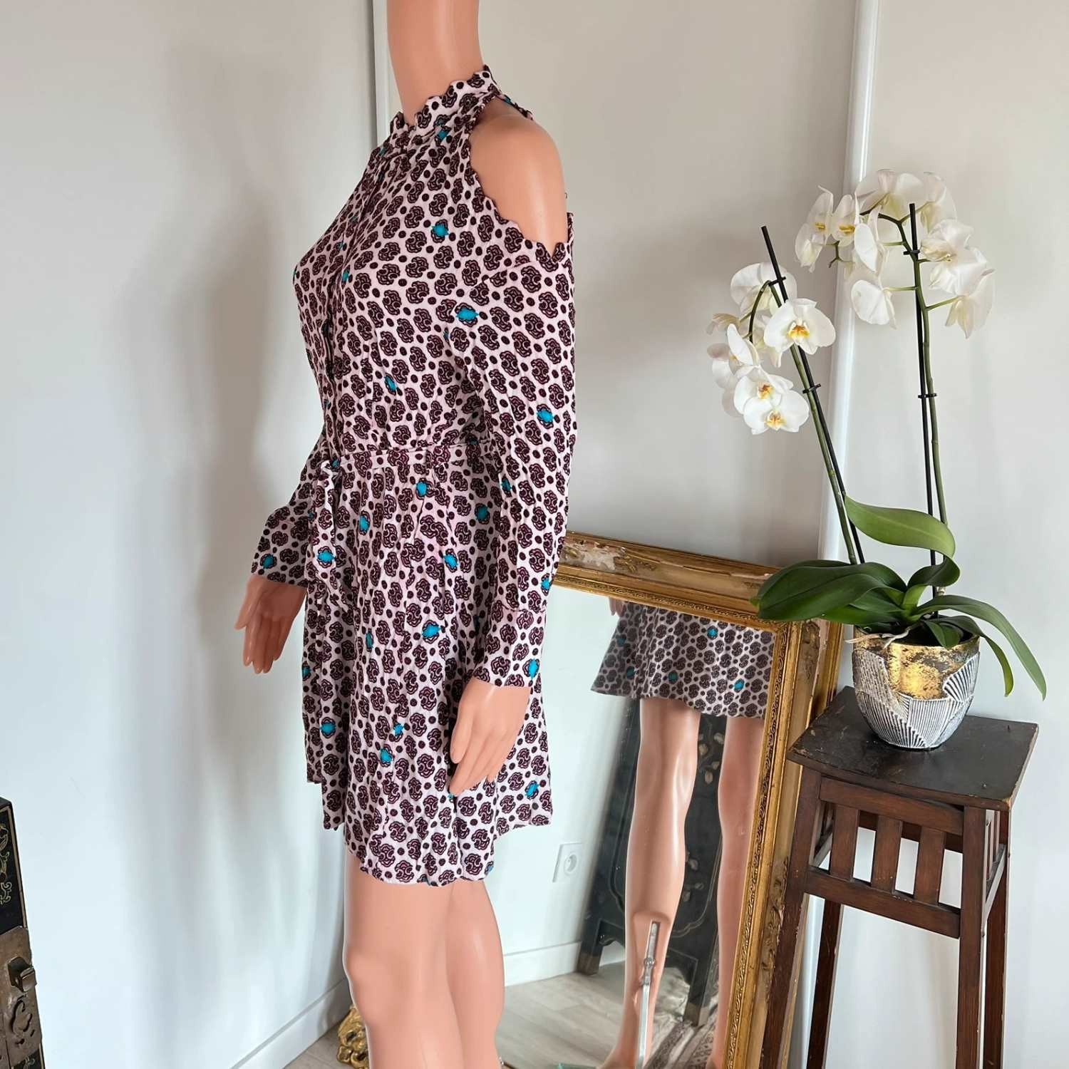Maje Mini Dress S 36 Mini Dress Mini Robe E18ralinka