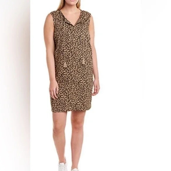BeachLunchLounge Size L – NWT Animal Print Sleeveless Shift Jungle Safari Beach