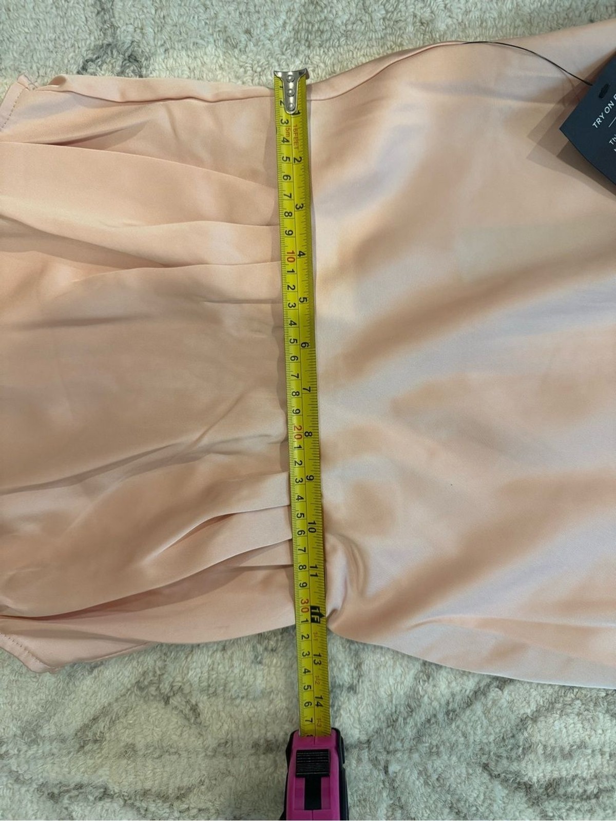 Lulus Satin Peach Maxi Dress High Neck Sleeveless Size XS NWT