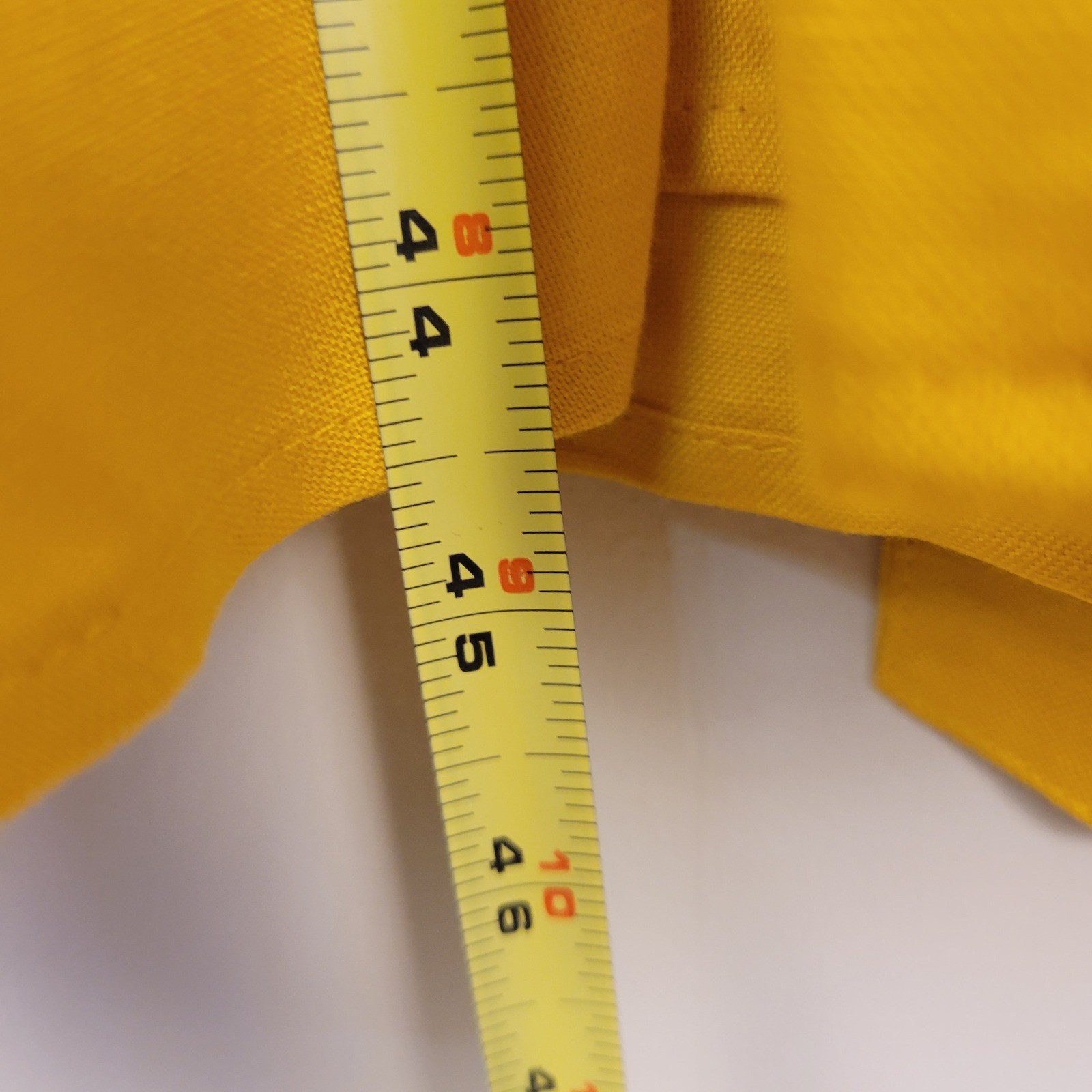 Jessica London Yellow Linen Blend Button Front Midi Shirt Dress Plus Size 20W