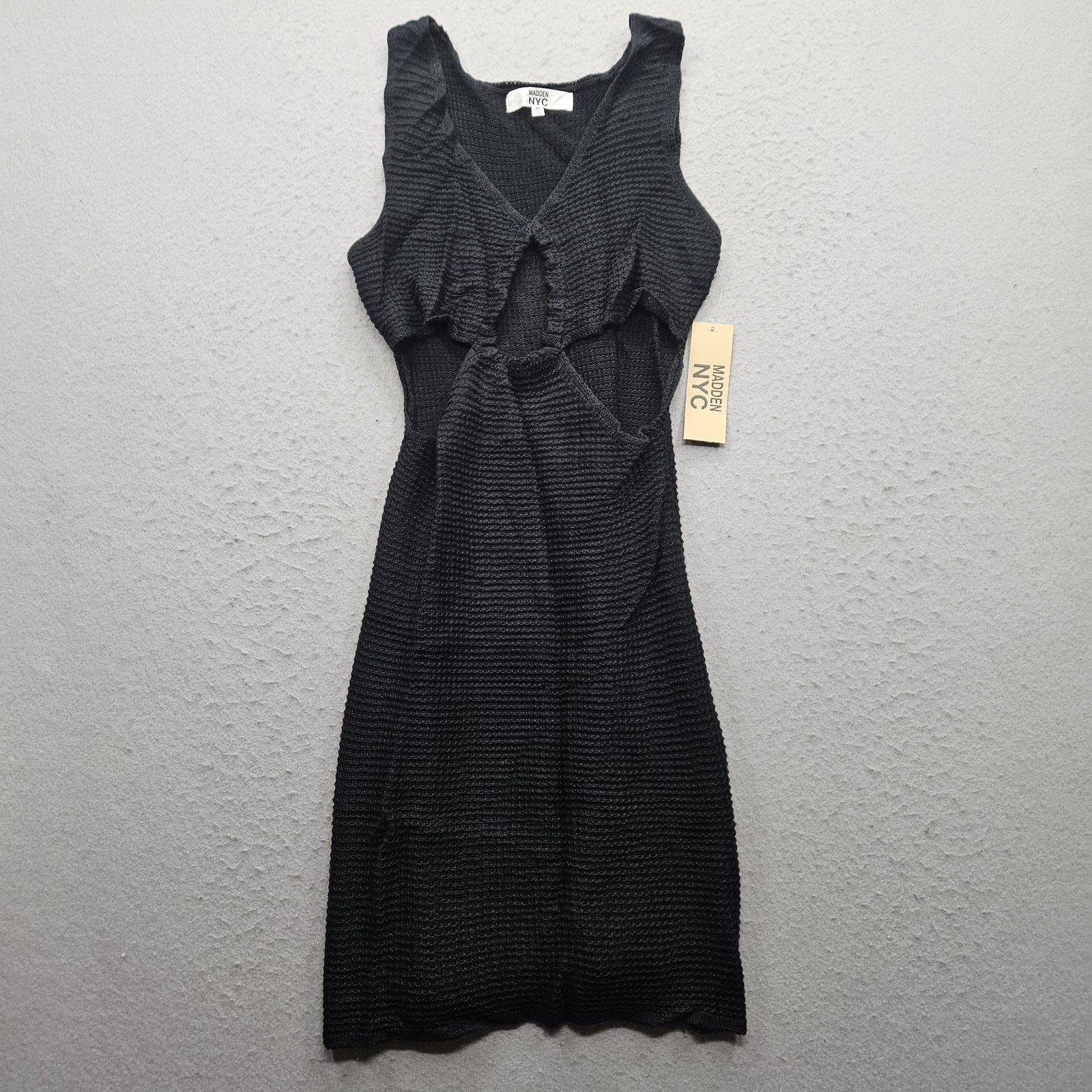 Madden NYC Women’s Dress Size Medium Black Cut-Out Design NWT
