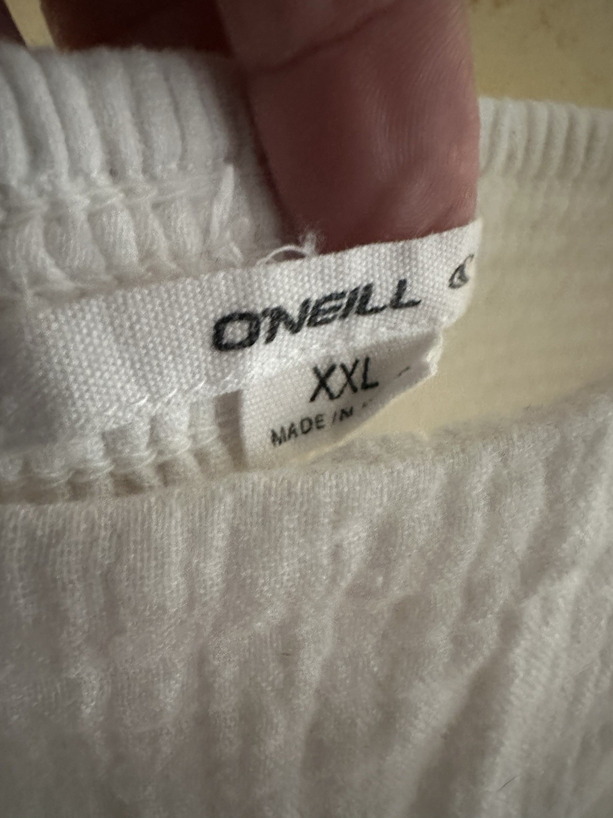 O’Neill White Double Gauze Babydoll Mini Dress Womens XXL Cotton Spaghetti Strap