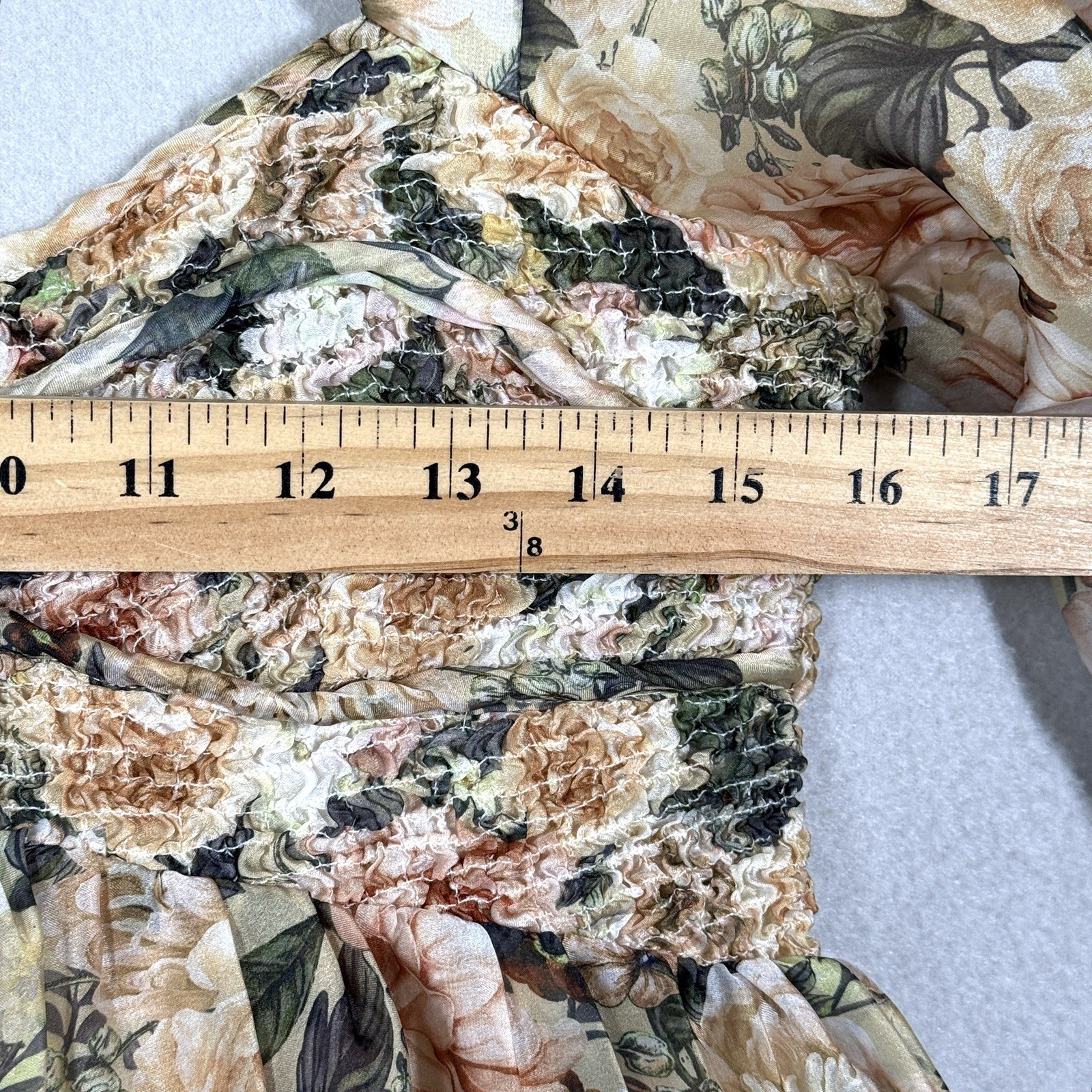 Worth Collective Dress Medium Harlow Maxi Floral Bump Friendly Cottage Garden