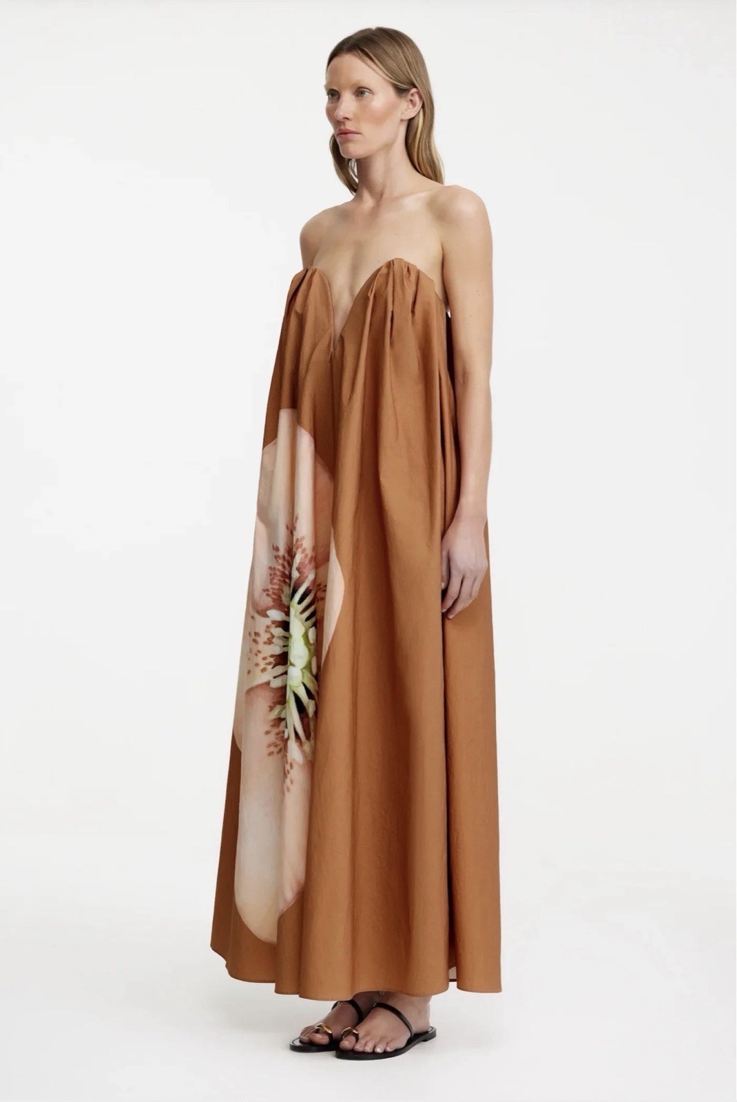 Significant Other Shiloh Maxi Dress Tangerine Rose AU14 UK14 NWT Free People