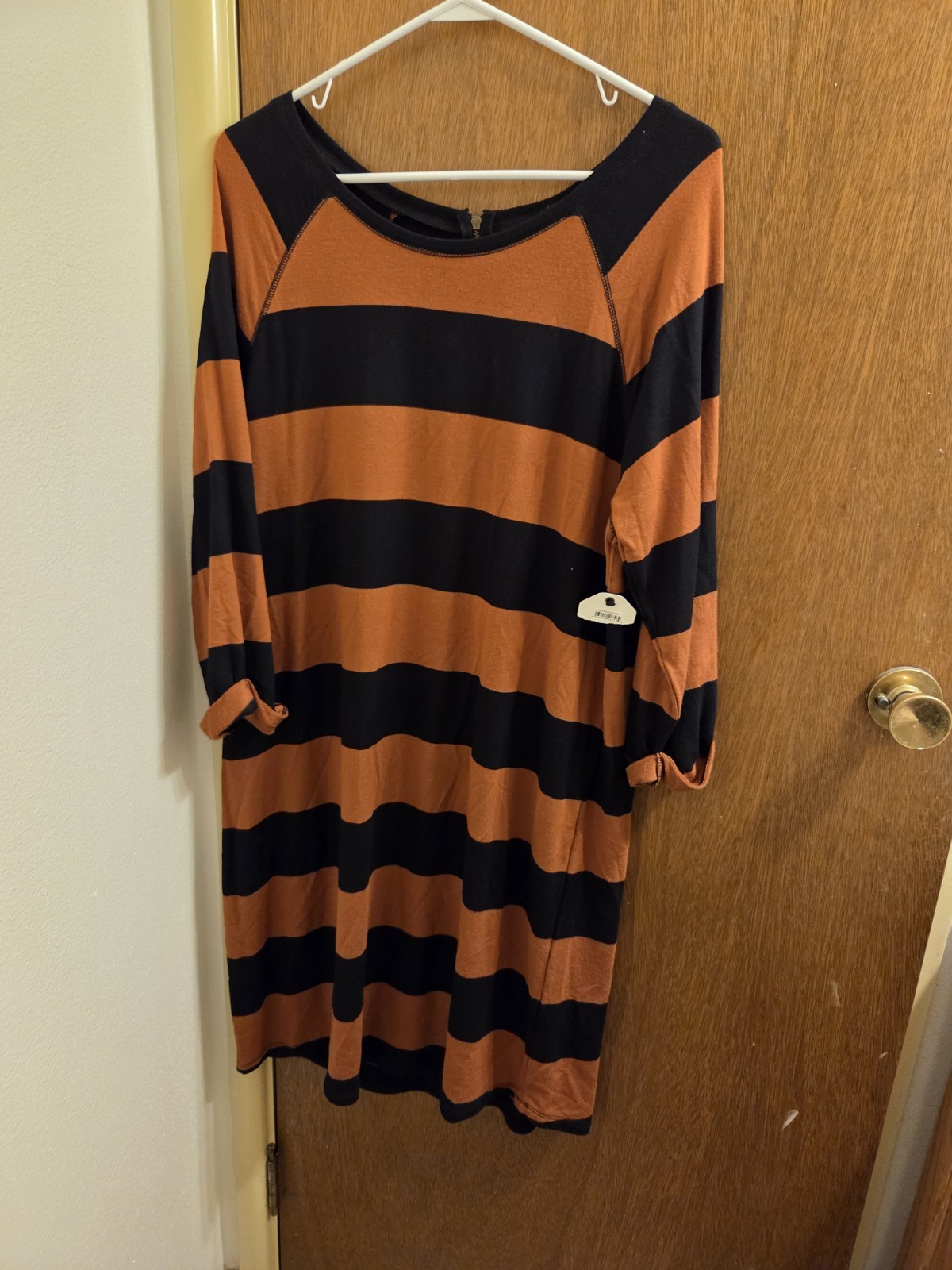Caslon Womens Xlarge Xl Striped Dress Partial New Tag Grunge Whimisgoth