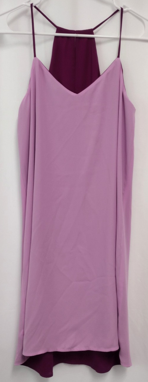 Express Reversible Cami Dress Size Small Womens Pink Thin Straps Keyhole Back