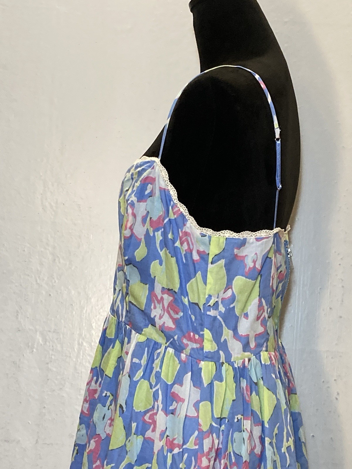 Y2K Moda International Floral Sweetheart Babydoll Fit & Flare Mini Dress Size 12
