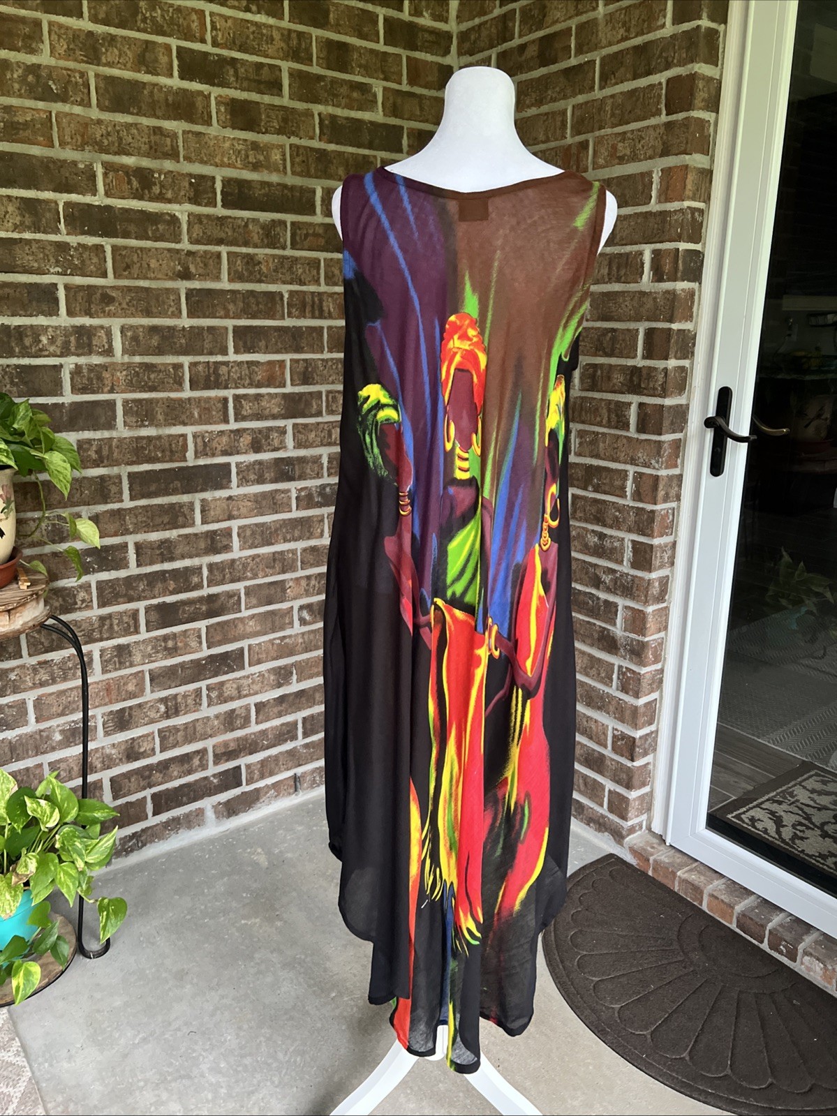 NF Lounge Sundress Sleeveless Vibrant Colors One Size S, M, L, XL Graphic Design