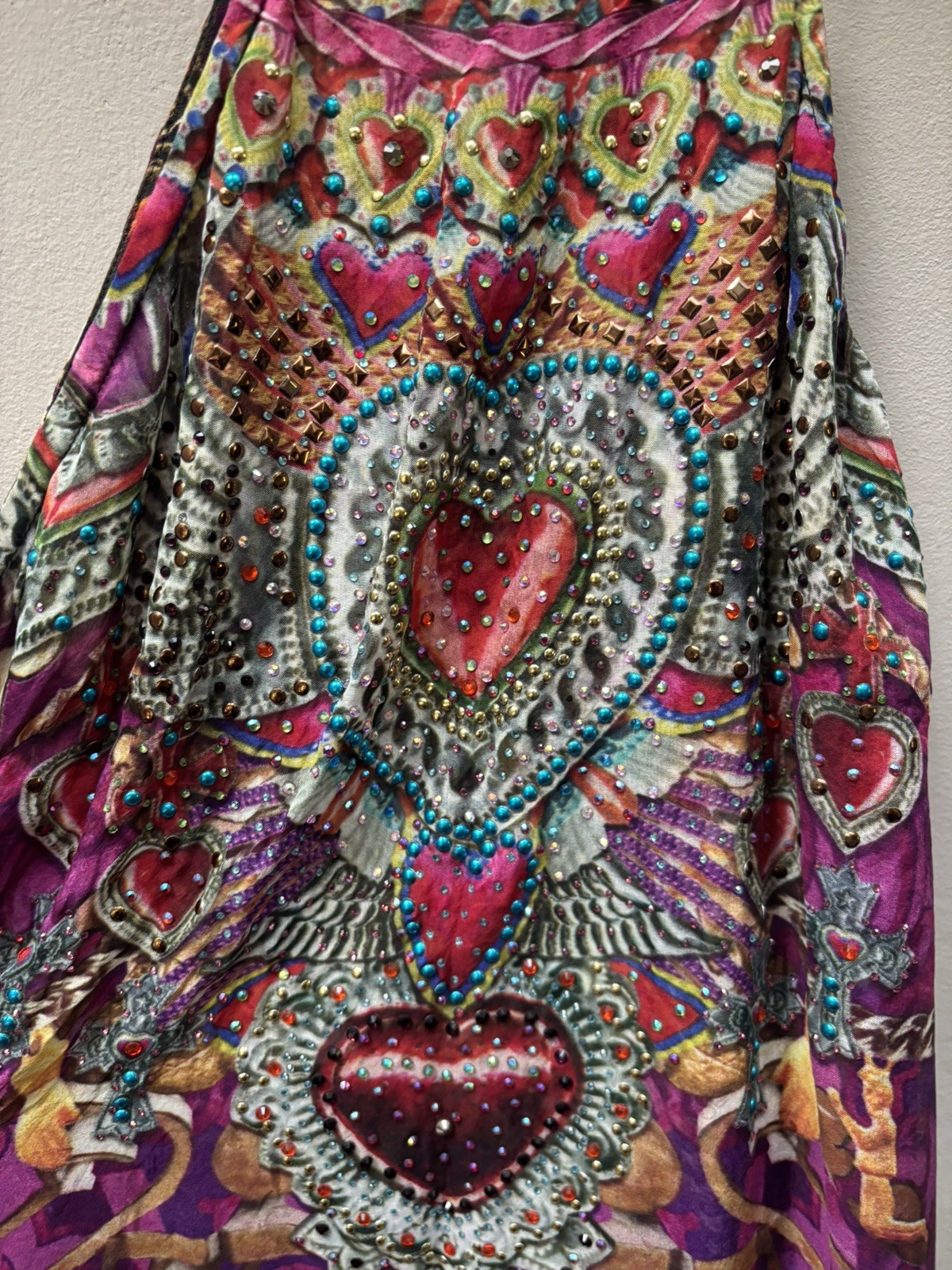 Camilla Franks overlay dress with apron neckline 3 uk 12 Milagro Charm vintage
