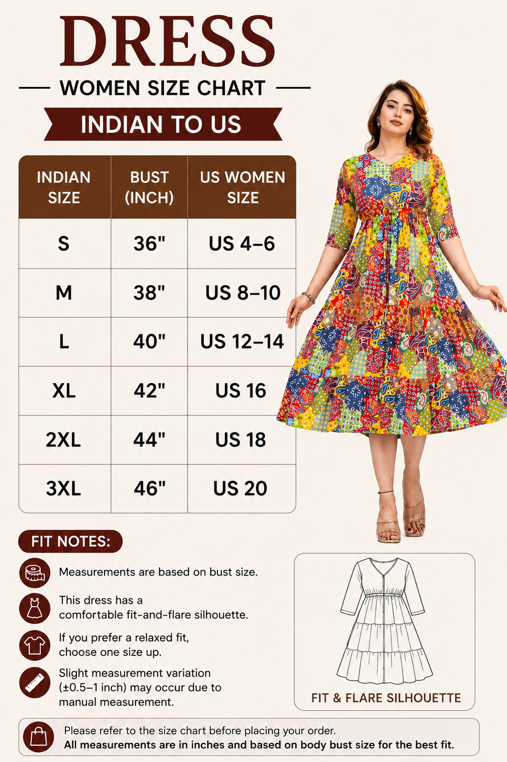 Handmade Patchwork Rayon Midi Dress – Colorful Boho Tiered Summer Style