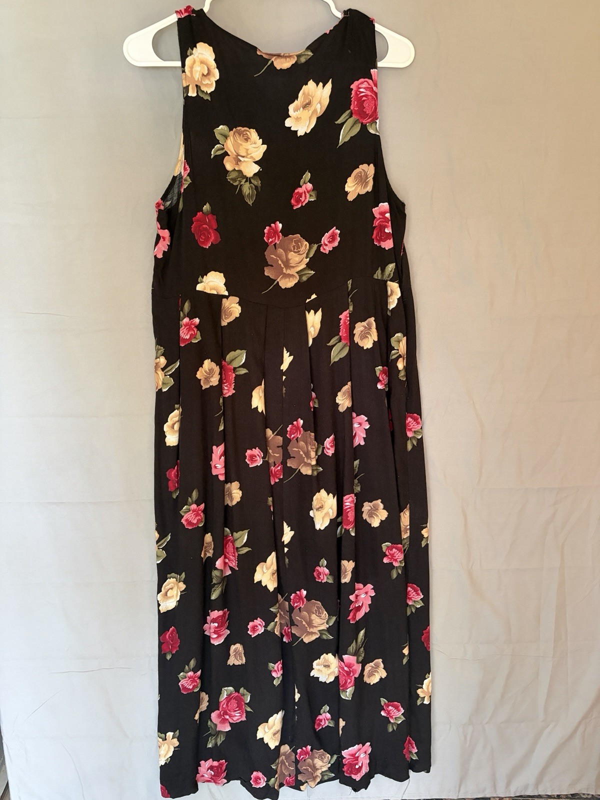 100% Cotton Vintage USA Small (or M) Paul Harris Design Maxi Dres/ Jumper