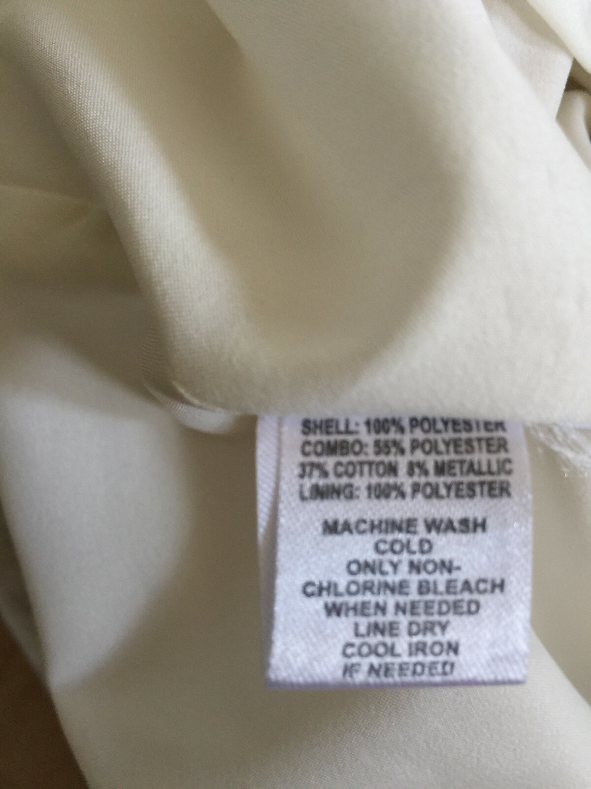 Lela Rose for Loft U.S. Size 6 Fancy Dress Gold & White Ivory Sleeveless