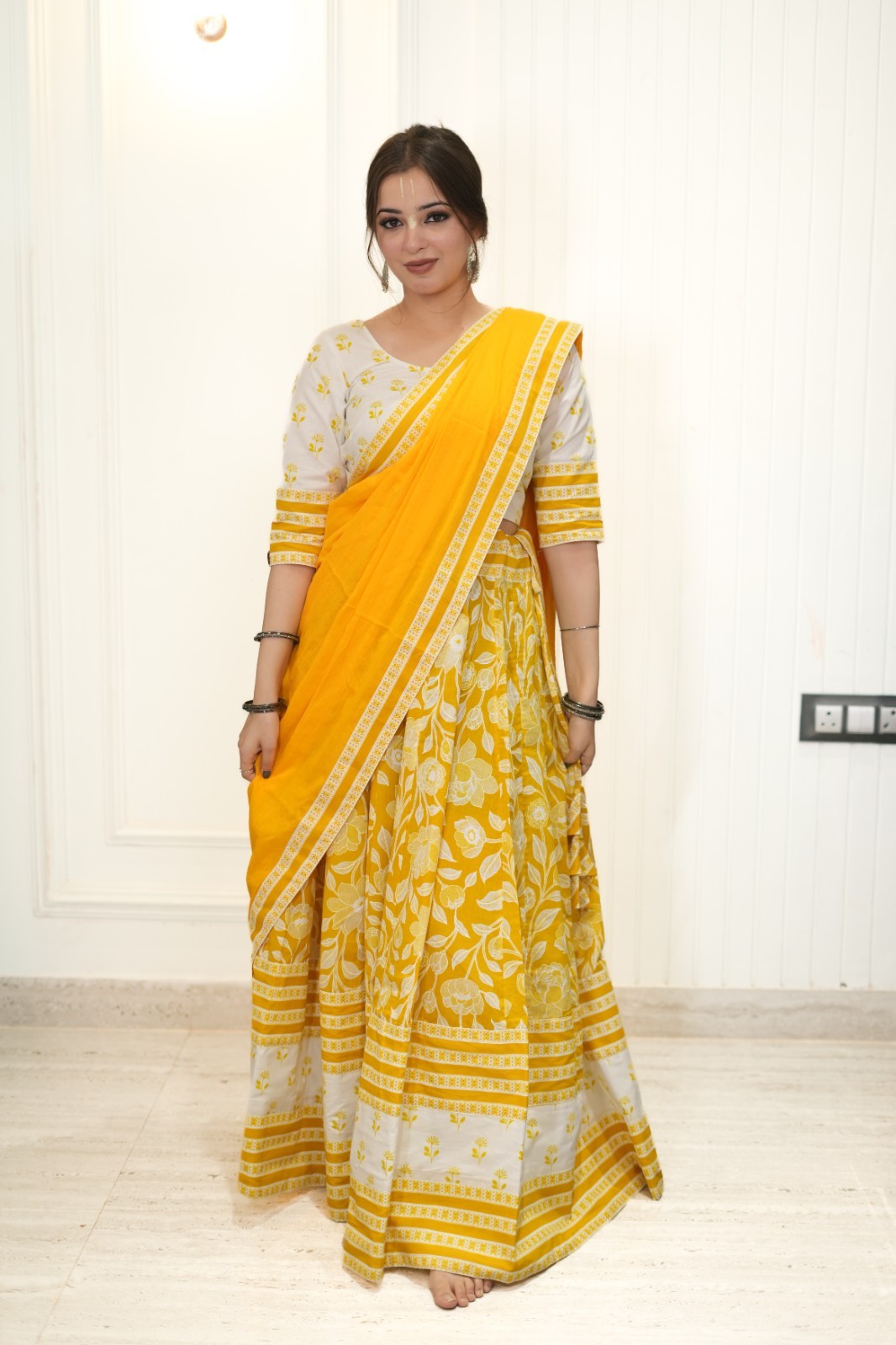 Gopi Dress Vrindavan skirt for temple