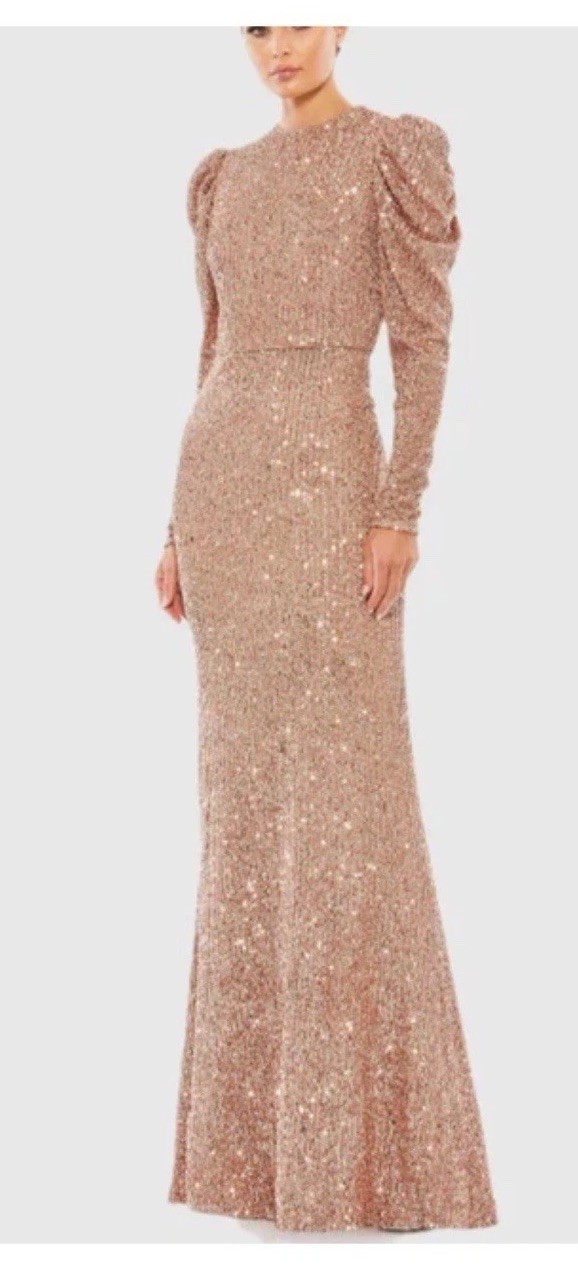 Mac Duggal Sequin Dress Size 4