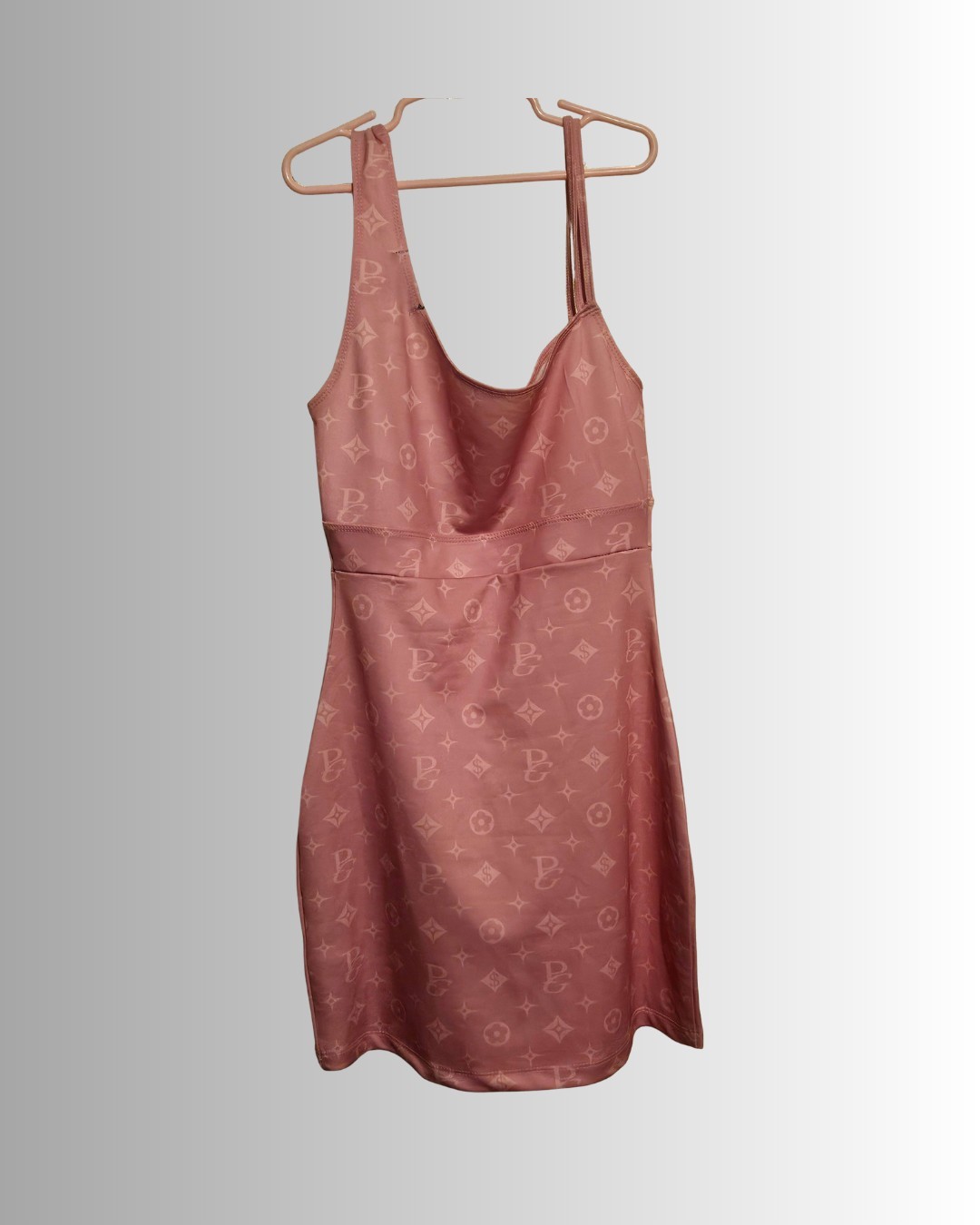 Poster Grl Pink Monogram Cut Out Mini Dress S Dolls Kill Bodycon Club Party