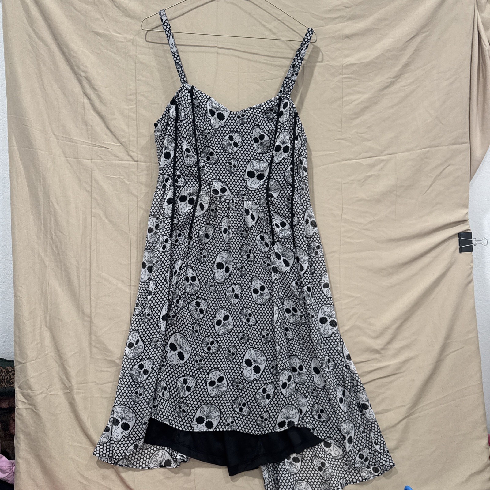 Tripp NYC Skull Dress Women’s Small Size 0 Rare Vintage Y2K Daang Goodman