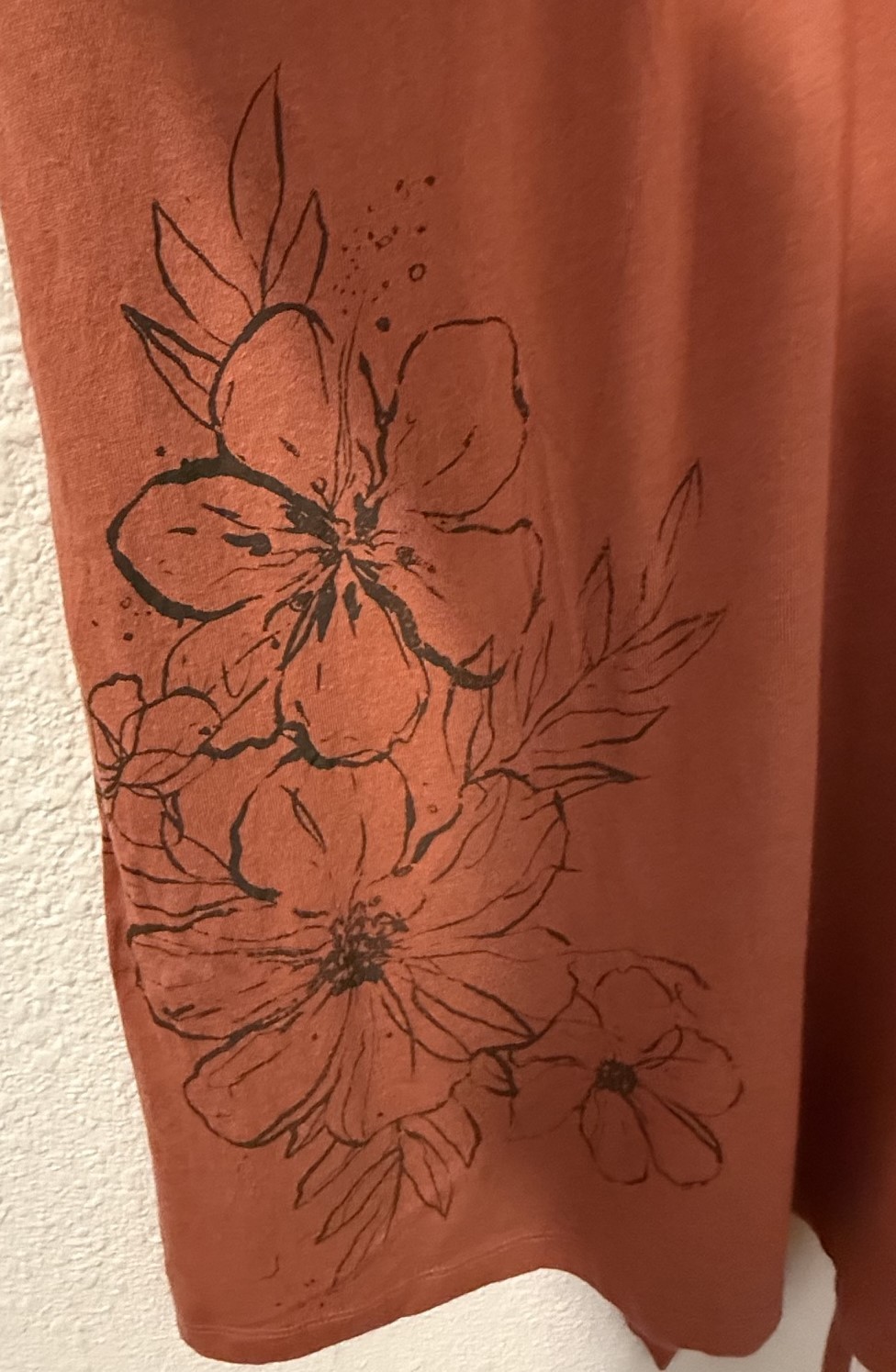 Sonoma Life+Style Rust Orange Sleeveless midi Everyday Dress Women’s Size Large