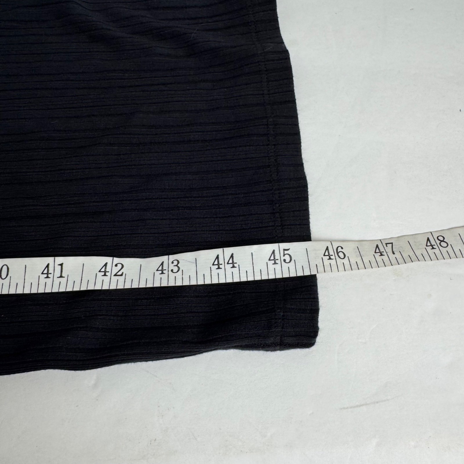 L*Space Black Bodycon Tie Halter Dress Size SM Maxi Ribbed Stretchy Casual LBD