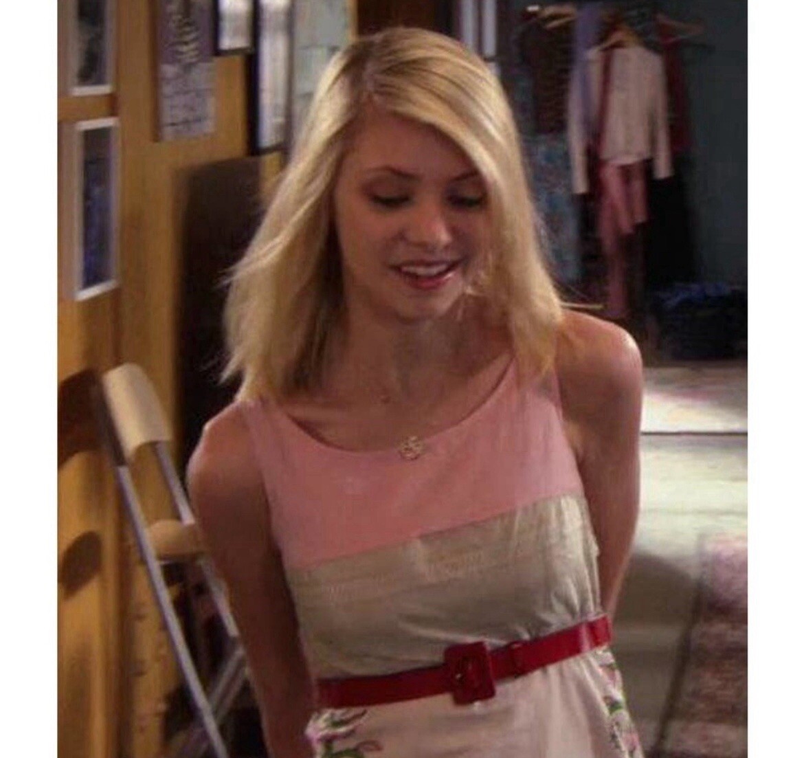 Anthropologie Moulinette Soeurs Size 10 Sleeveless Floral Dress Pink Gossip Girl