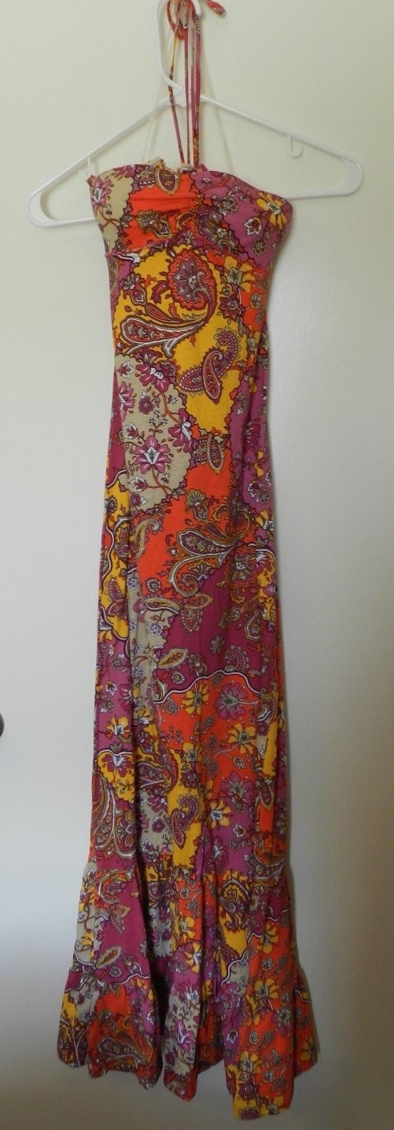 NWT Energie Juniors Sleeveless Floral Maxi Dress Size Medium