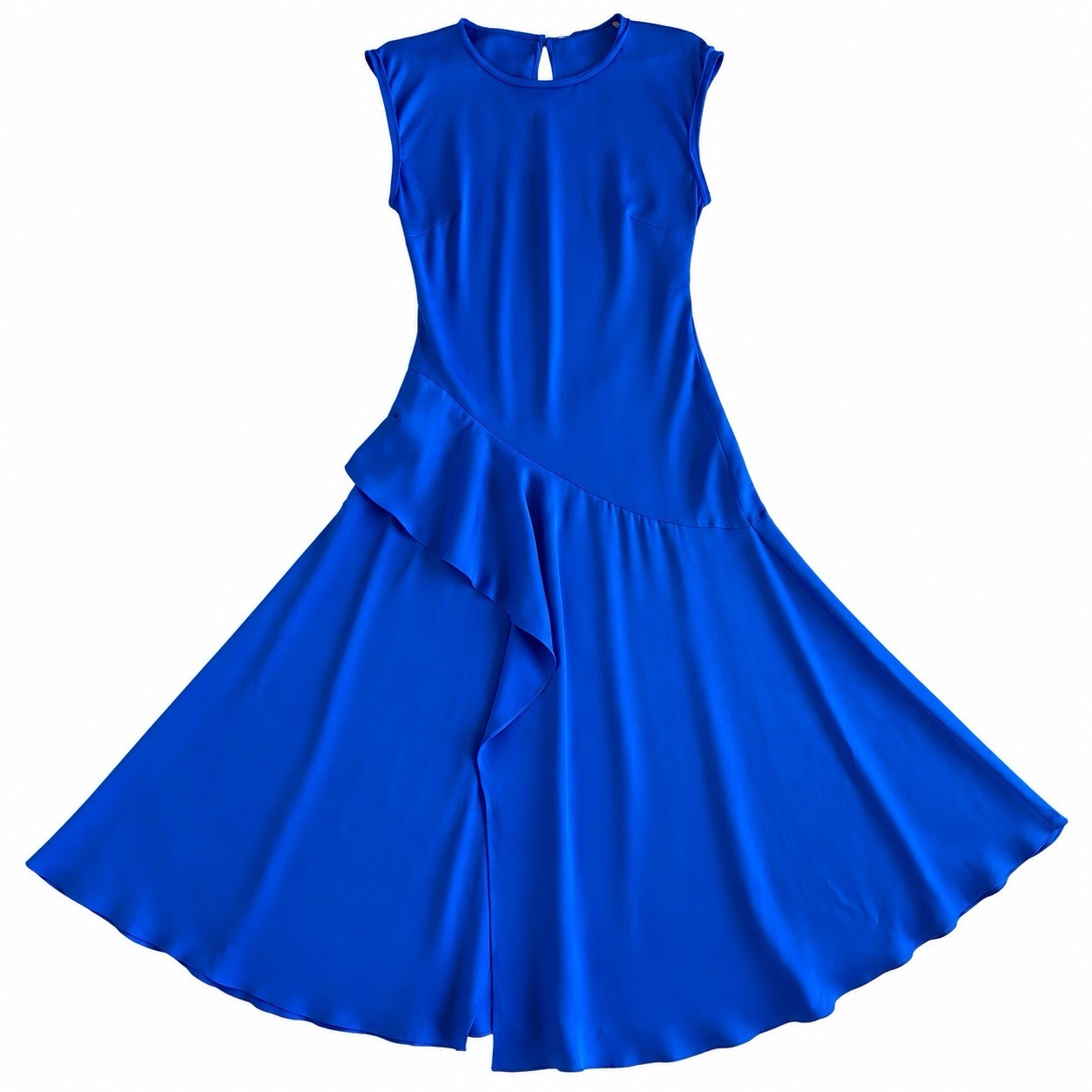 NWT Kobi Halperin Lili Bias Cut Blue Jay Long Midi Dress Evening Wedding Guest S