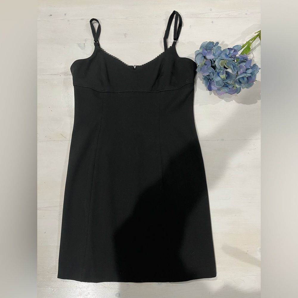 VERTIGO PARIS Mini black stretchy dress size 8 EUC