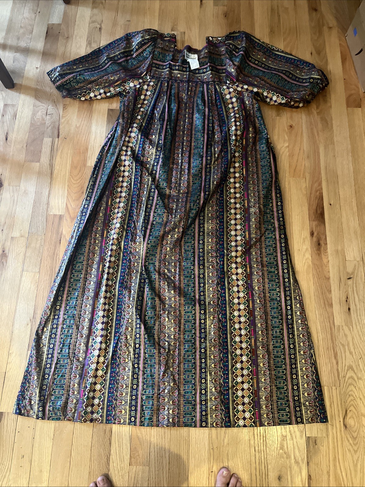 Krist Gudnason California vintage African mumu kaftan- with Pockets
