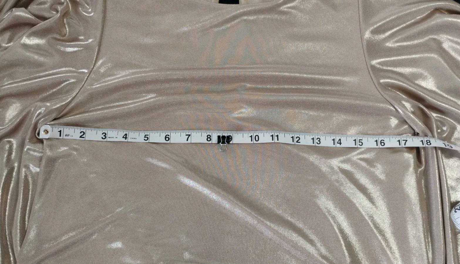 Halston Heritage gold metallic Shift dress Cape Style Sleeve Sz 4