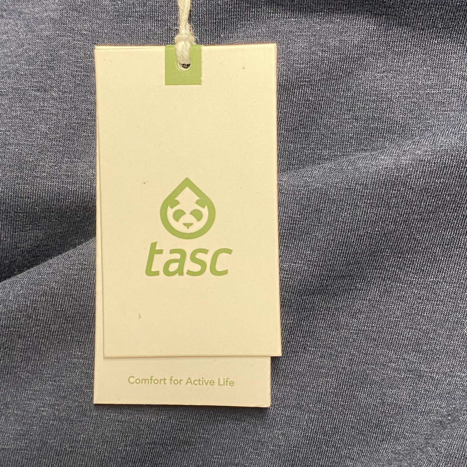 Tasc Performance Dress Womens Large Blue Rhythm Racerback Athleisure Tank Summer
