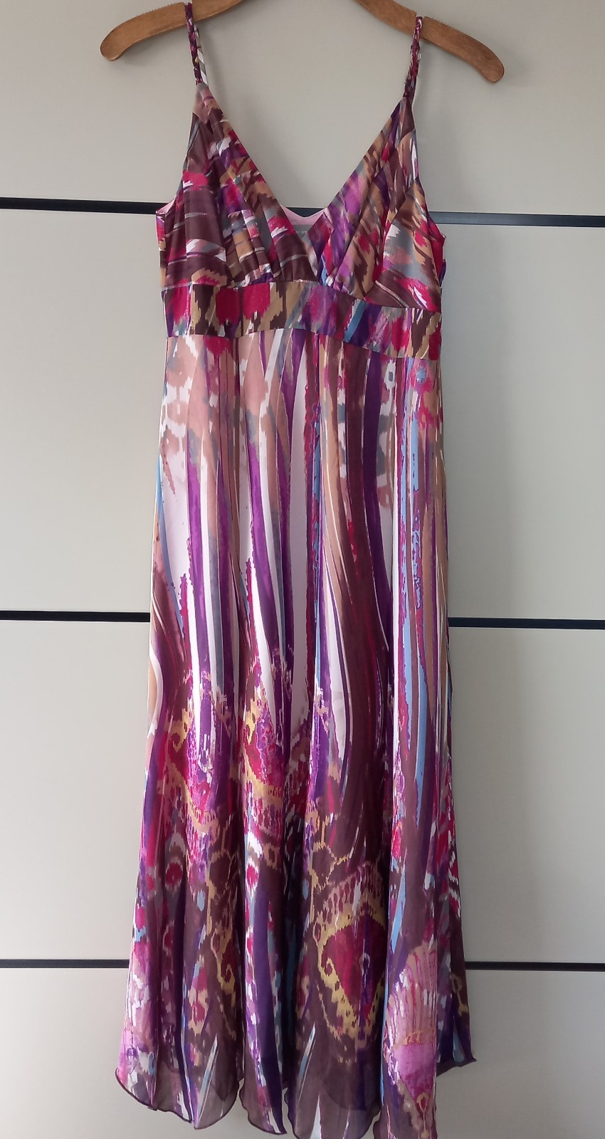 Per Una Asymmetrical Lined Maxi Dress Size 10 Regular