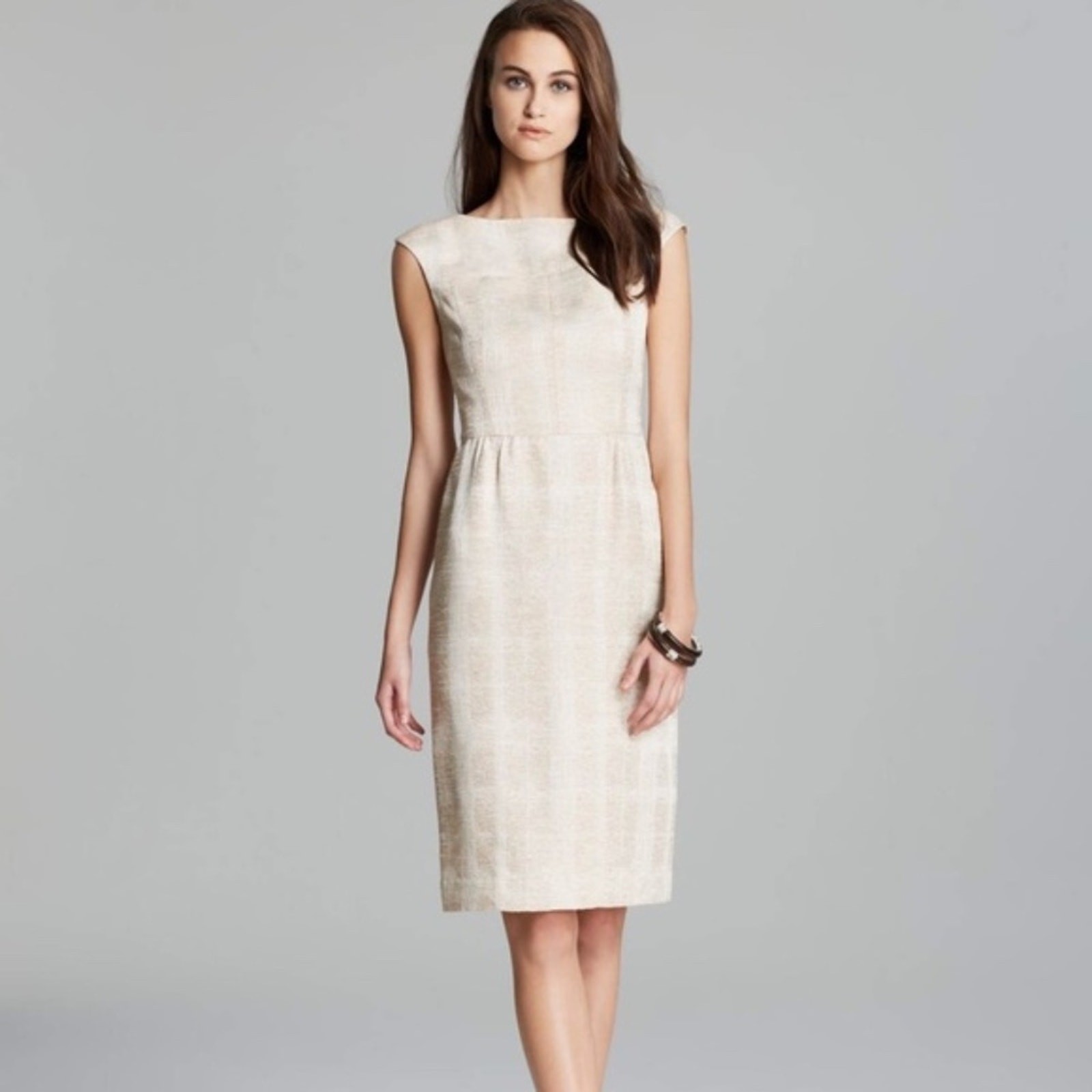 Tory Burch 10 Dress Minimalist Medium Retro Large Classic 60s Jacquard $428