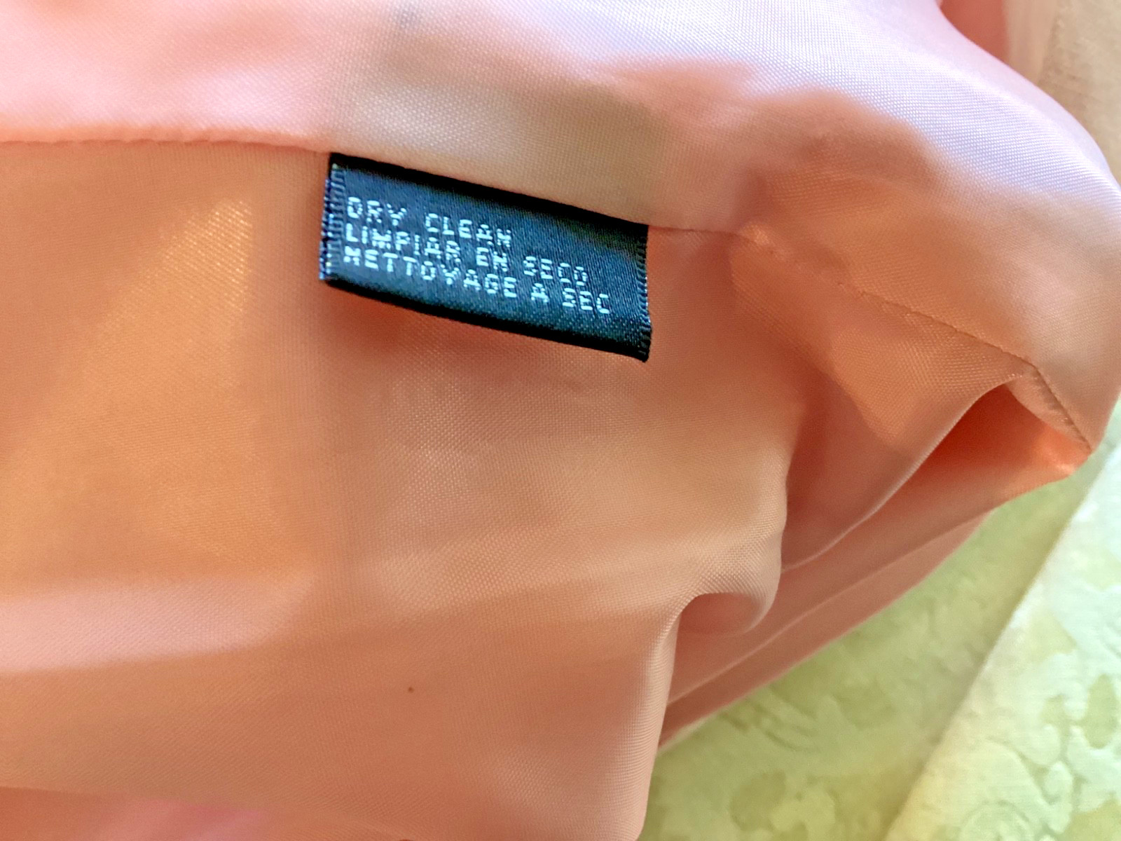 ANNE KLEIN Women’s 100% Linen Lined Square Neck Sleeveless Dress BLUSH PINK S10