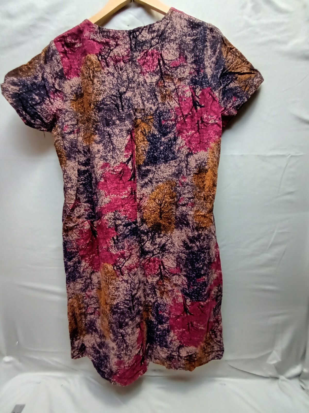YJYL Womens Printed Multicolor Shift Dress Size 5XL Short Sleeve Casual Pullover