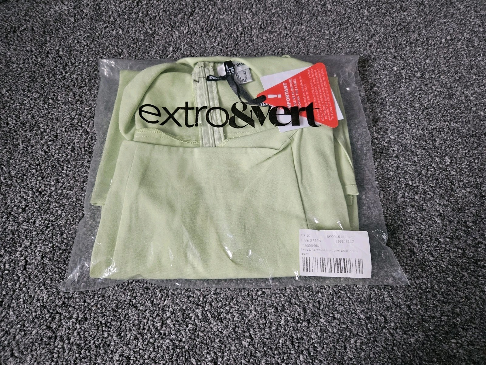 Extro & Vert Twist Front Cami Dress Size 10 \ BNWT Authentic – UK Seller